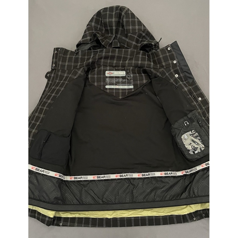 BEAR‎ SURFBOARDS Snowboarding Coat Womens Size Medium Black EKO Series II - Picture 9 of 16